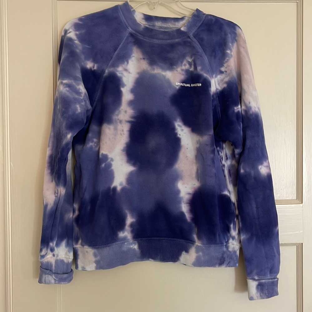 Tie dye Spiritual Gangster sweatshirt